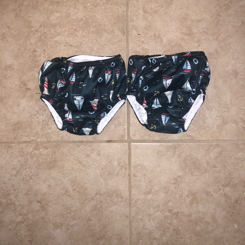 2 Boys reusable swim diaper ‼️